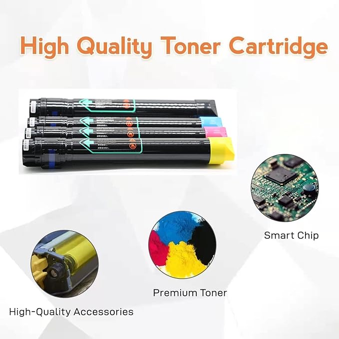LEDES C8030 Toner Cartridge Replacement for Xerox Altalink C8030 C8035 C8045 C8055 C8070 006R01697 006R01698 006R01699 006R01700, 26,000 Extra High Capacity Toner Cartridge (4 Packs, BCMY)