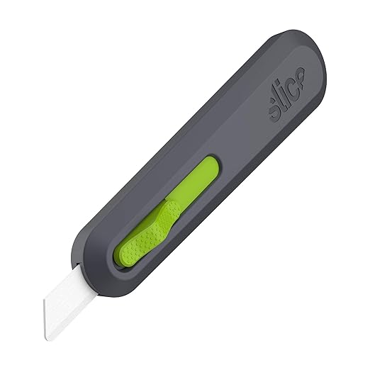 Slice Auto-Retractable Utility Knife, Heavy Duty Box Cutter, Safe Ceramic Blade Lasting 11x Longer Than Metal, 1 Pack