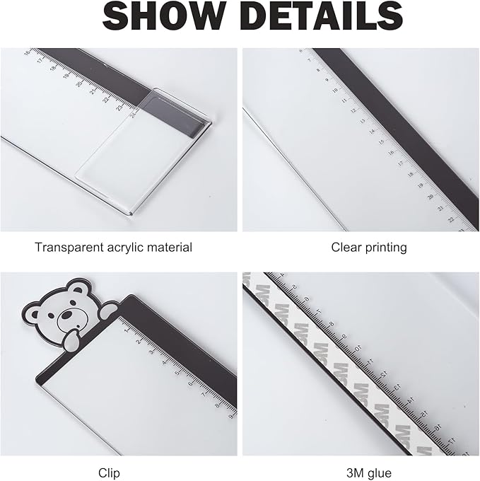 Office Desk Accessories 2pcs Multifunction Computer Monitor Memo Board - Office Supplies for Women Men Computer Sticky Note Holder Home Decor (Bear cub Monitor Memo Board)