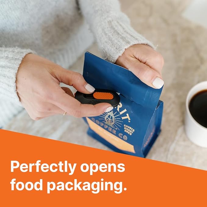 Slice Mini Box Cutter, Manual Retracting, Safe Ceramic Box Cutter Lasting 11x Longer than Metal, Keychain Box Opener, 1 Pack