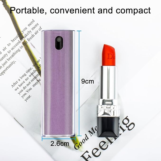 Screen Cleaner Touchscreen Mist Spray, walrfid Cleaning Kit for Electronic Smart Phone TV, Laptop, Computer LCD Flat Screens, Eyeglasses, Compatible with iPhone iPad MacBook Pro - Lightpurple