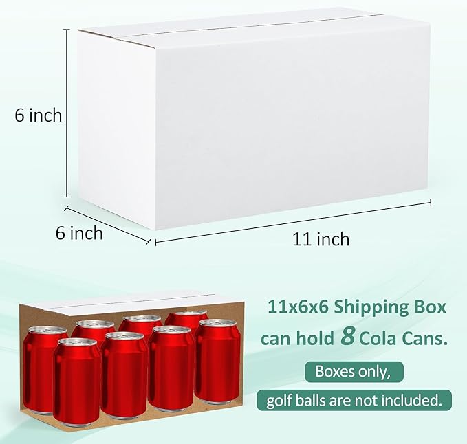 Eupako 11x6x6-Small-Shipping-Boxes-30-Pack-White-Corrugated-Box-Mailers, Cardboard Boxes for Packaging Small Business, Mailing