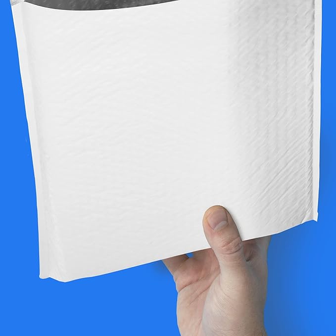 The Boxery 6x10''|#0 Poly Bubble Mailers- 250 Pack, Padded Envelopes, Self Seal, Waterproof Shipping Bags, Padded Mailers for Shipping & Packaging