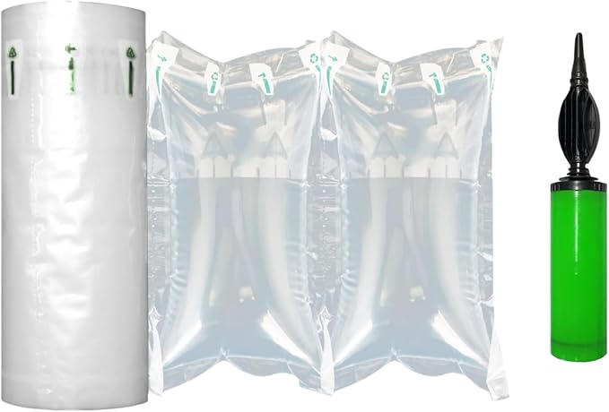 Air Pillows for Shipping 600 Count Inflatable Air Pockets Packaging Air Bags Cushioning Material, Box Filler Purse Stuffing to Keep Shape Alternative to Packing Peanuts 3.54'' x 7.87''