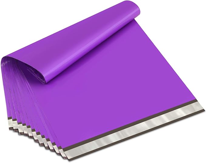 UCGOU Poly Mailers 24x24 Inch Purple 100 Pack Extra Large Shipping Bags Strong Thick Mailing Envelopes Self Seal Adhesive Waterproof and Tear Proof Boutique Postal for Clothing Quilt and More
