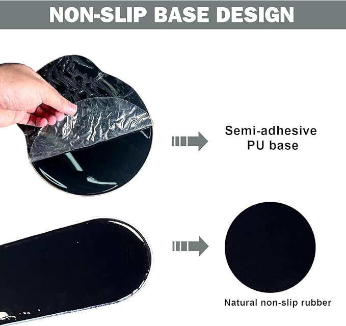 DINKY Desk Mat Mouse Pad, XXL Large Gaming Mouse Pad with Wrist Rest Wrist Support, Ergonomic Mouse Pads, Keyboard Wrist Rest, Desk Accessories Decor for Home Office, Apricot Art Leaf