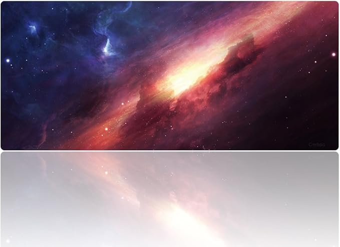 XXL Professional Large Mouse Pad & Computer Game Mouse Mat (35.4x15.7x0.1IN, 90x40 sky001)