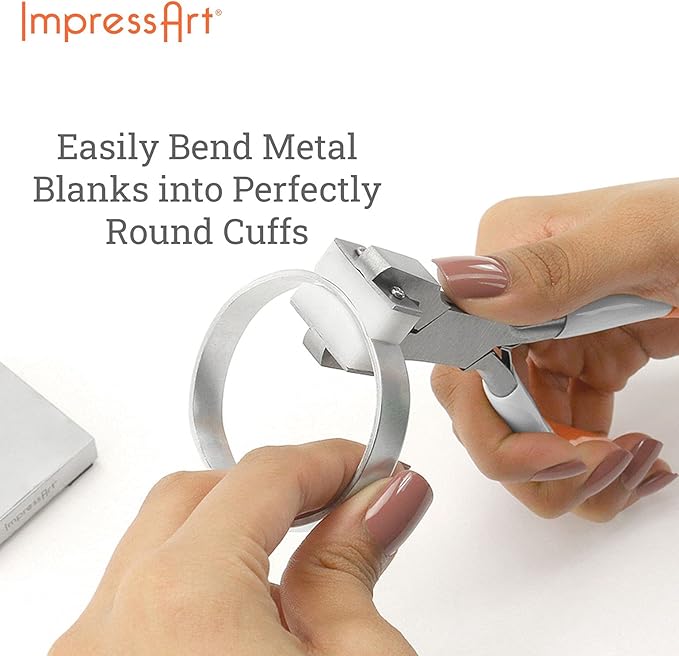 ImpressArt - Ultimate Metal Stamping & Bracelet Making Kit, Tools & Supplies for Metal Hand Stamping Craft Projects, DIY Jewelry Making & Keepsakes