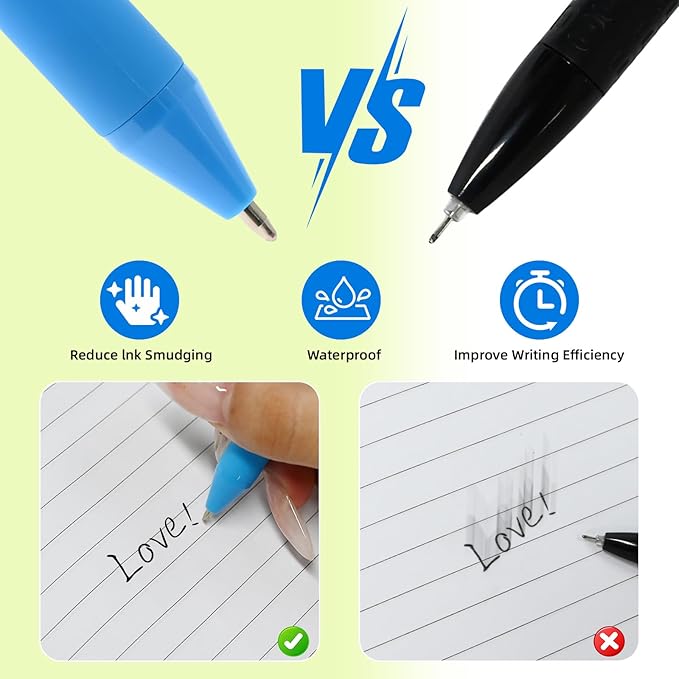 Phrase Pens 10Pcs Funny Cute Novelty Gel Pens Aesthetic kawaii Black Ink Pen Ballpoint Saying Word Animal Positive Pen Accessories Bulk Teacher Supplies Party Favor Back to School gifts for Girls