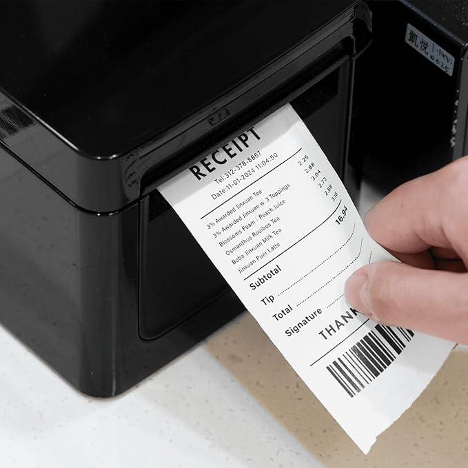 Karat 2 1/4" x 85' - 50 Rolls Thermal Paper Rolls - Phenol Free, BPA Free - Ideal for POS Receipt Printers, Cash Registers, Credit Card Machines, Mobile Printers - GS-TR225085-PF