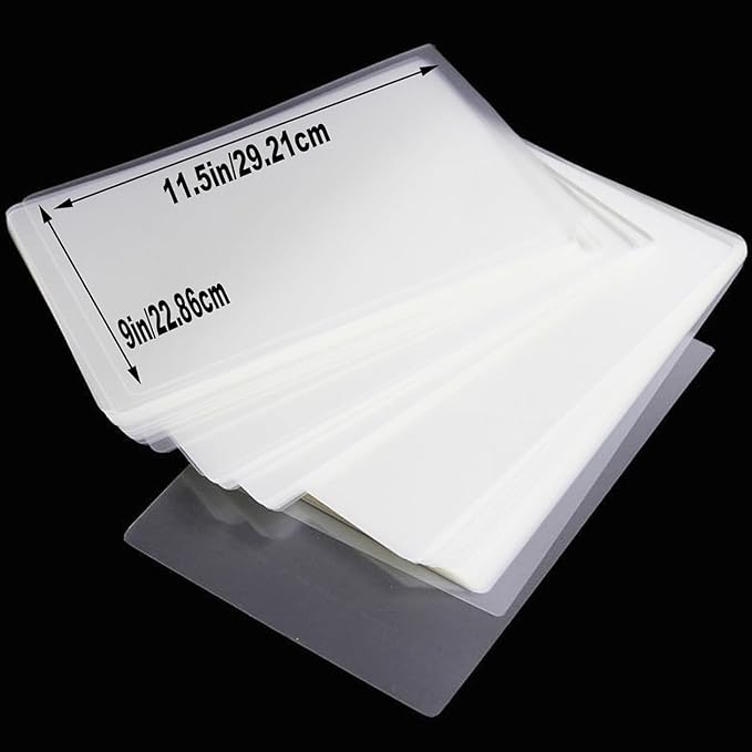 300 Pack Laminating Sheets, Clear 9 x 11.5 Inch Thermal Laminating Pouches for Thermal Laminator, 3 Mil Lamination Sheet Paper, Letter Size, HeatSeal