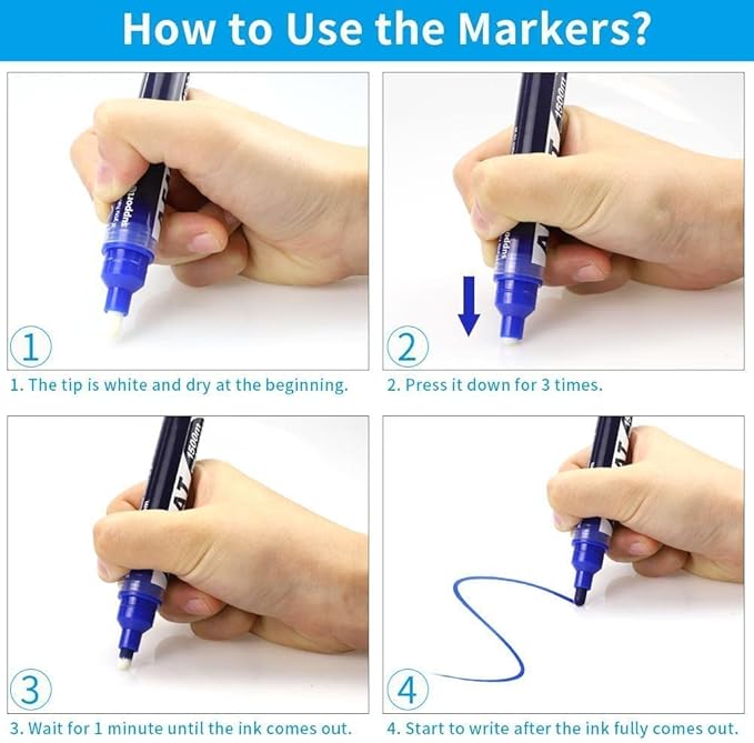 AFMAT WS23 Dry Erase Board Sticker, 48 x 36 inches White Board Wallpaper, Dry Erase Sticker for Wall, 4' x 3' Peel and Stick Whiteboard Contact Paper, Adhesive Whiteboard Roll, No Ghost, 3 Markers