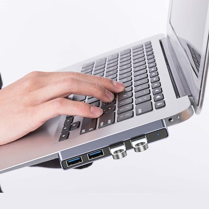 USB Hub, Fidioto 4 Port USB Adapter(1 * 3.0 Hub, 3 * 2.0 Hub), Networking Hub for Laptop, iMac Pro, MacBook Air, Mac Mini/Pro, Surface Pro, Notebook PC, USB Flash Drives and Mobile HDD Etc.