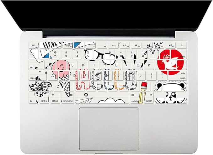 Bandless Case Compatible with MacBook Pro 16 Inch 2021 M1 Pro/Max Model A2485, Protective Plastic Laptop Hard Shell Case with Keyboard Cover Skin for MacBook Pro 16'' with Touch ID - Funny Summer