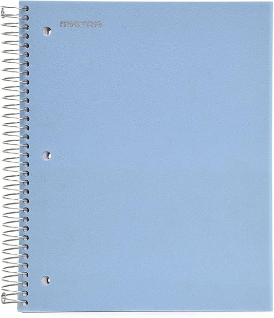 Mintra Office Durable Spiral Notebooks, 5 Subject (Arctic Ice, Wide Ruled 1pk)