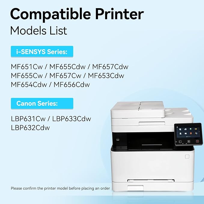 LEMERO UEXPECT 067H High Yield Toner Cartirdge Set Compatible Canon 067H 067 Toner for Color ImageClass MF656Cdw MF654Cdw LBP633Cdw LBP632Cdw MF653Cdw Printer Ink, 4 Pack