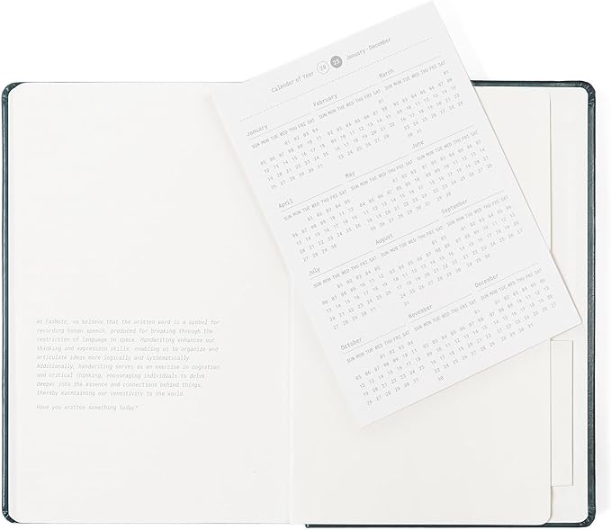 Lined Journal Notebook, A5,244 Pages, PU Leather Hardcover, 100gsm Thick Paper, Professional Notebook for Writing, Office & Work(Midnight Blue)