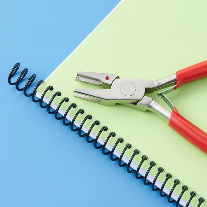 Binditek 100 Pack Plastic Spiral Binding Coils, 4 Different Sizes (6mm, 8mm, 10mm, 12mm)(1/4", 5/16", 3/8", 1/2"), 3:1 Pitch, 36Loops, Black, for Letter Size