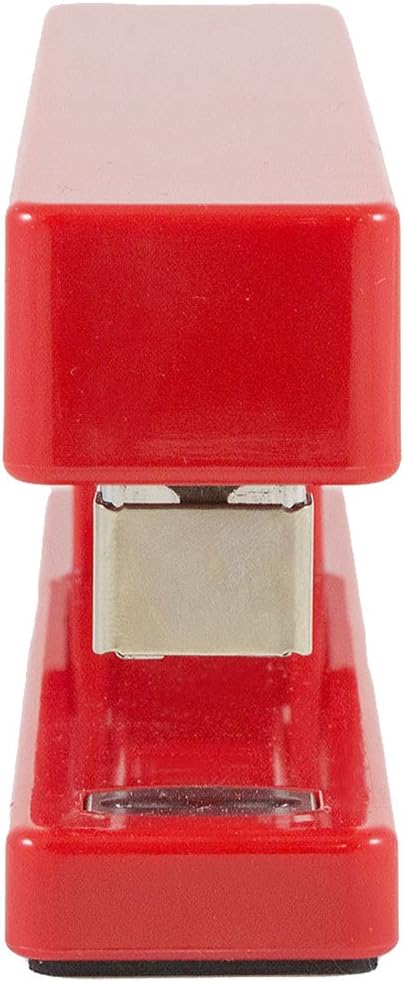 JAM PAPER Modern Desk Stapler - Red - Sold Individually
