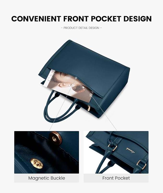 LOVEVOOK Laptop Tote Bag for Women, Office Work Bag Briefcase fit for 15.6 inch Laptop, Large Capacity Teacher Bag Handbag