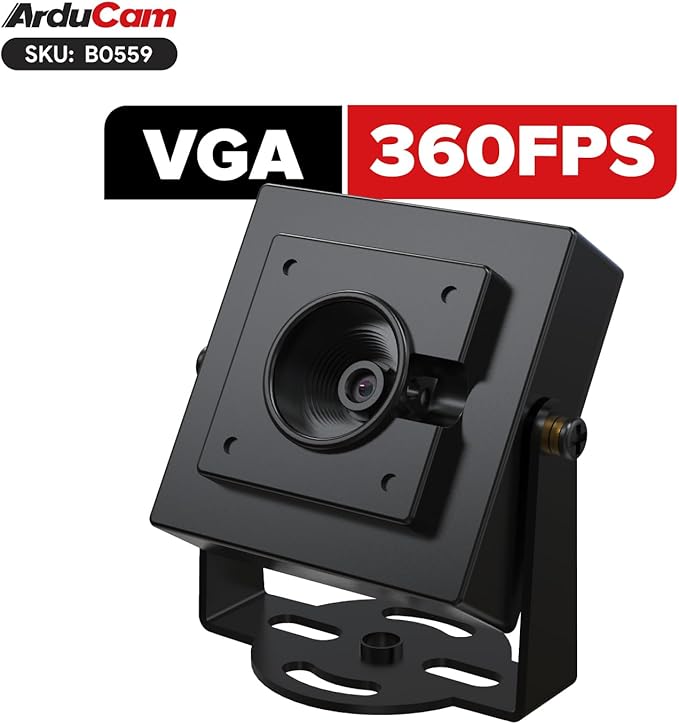 Arducam High Speed USB Camera Module, 1080P/100fps, 720P/180fps, 480P/360fps, Autofocus Lightburn Camera for Windows, Linux