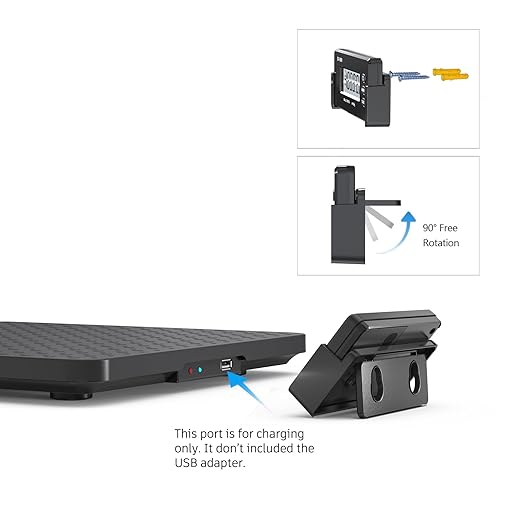 Digital Shipping Scale,440lbs/1oz Ultra-Thin, Highly Accurate LCD Display with Tare/Hold Function Lightweight Postal Scale for Warehouses,Homes,Offices,with Manual and Adapter