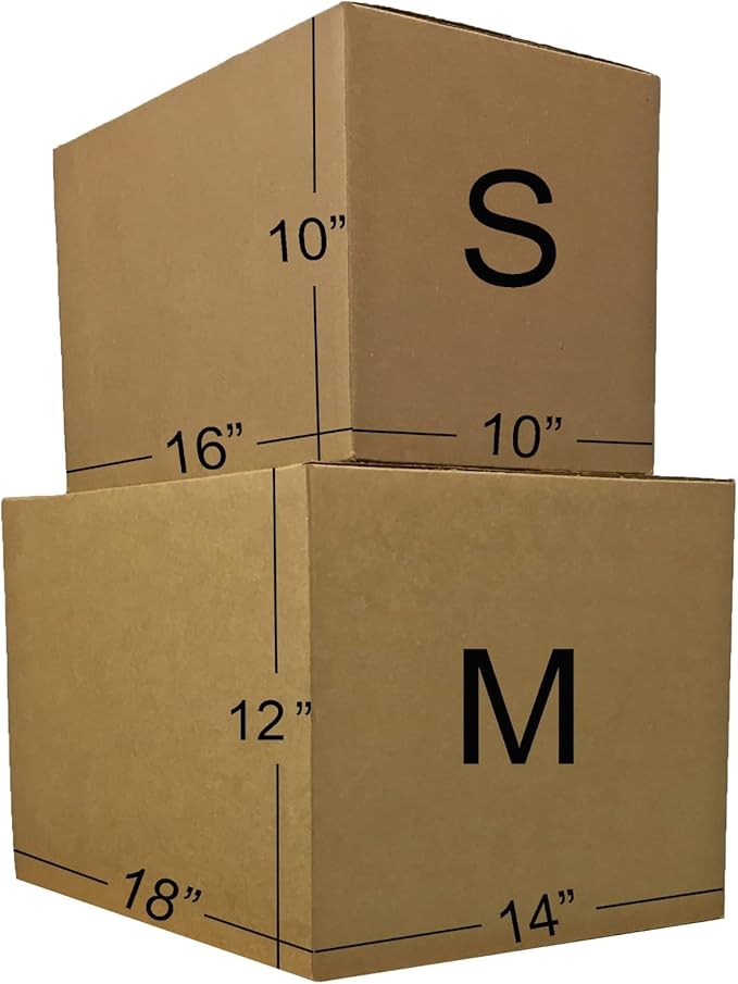 UBOXES 2 Room Economy Kit- 30 Moving Boxes, Bubble Roll, & Packing Tape