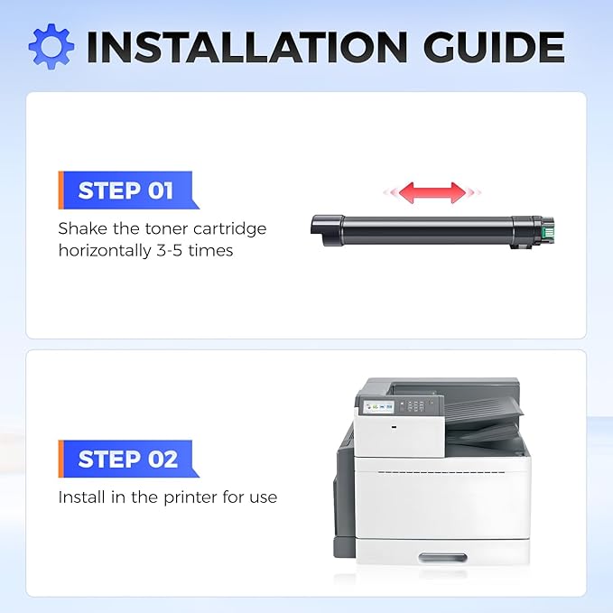 C950X2KG C950X2CG C950X2MG C950X2YG Toner Cartridge Set 4-Pack Replacement Compatible with Lexmark C950 X950 C952 X952 X954 C950de X952dte X950de X954dhe Laser Printer Ink Black Cyan Magenta Yellow