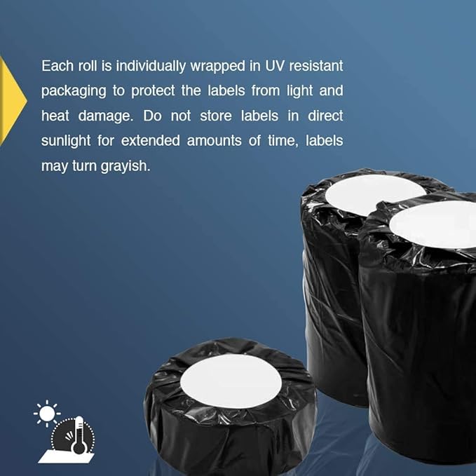 BETCKEY - 4" x 6" (102 mm x 152 mm) Shipping Labels Compatible with Zebra & Rollo Label Printer(not for dymo 4XL), Premium Adhesive & Perforated [6 Rolls, 1500 Labels]