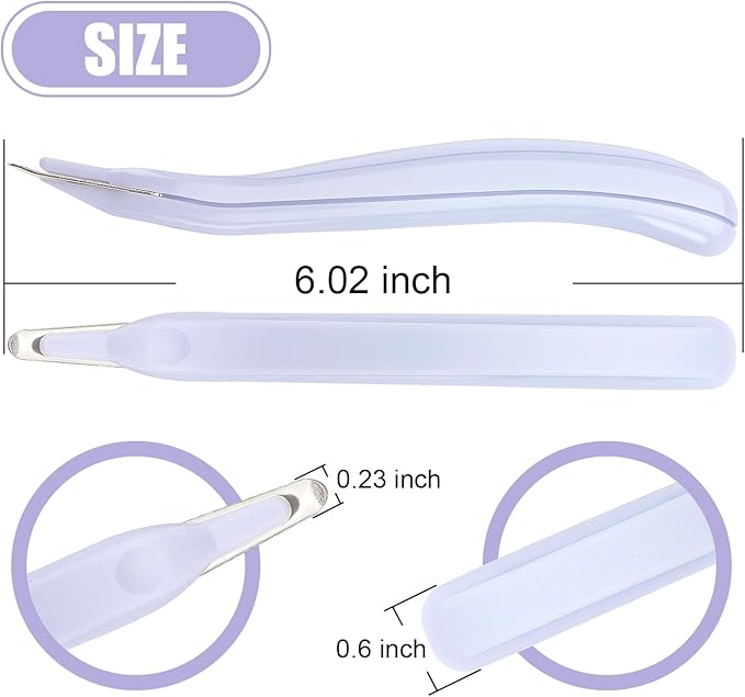 Professional Magnetic Staple Remover Puller Staples Remover Staple Removal Tool for School Office Home 5 Pack (Purple/Blue/Light Green/Orange/Pink)