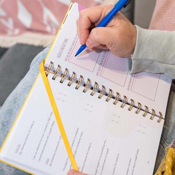 Journals for Women - Inspired to Be Me Journal -Self Care Gifts for Women - Journal with Weekly Intention & Reflection Pages - Gift for Women's Personal Growth & Healing Journey - Includes Inspirational Poem