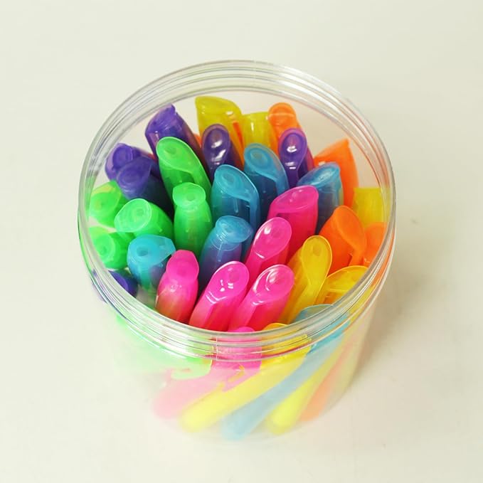 SKKSTATIONERY 36-Pcs Mini Highlighters Colored Highlighters Chisel Tip, Highlighter Markers, Assorted Colors Highlighter Pens 3.5''
