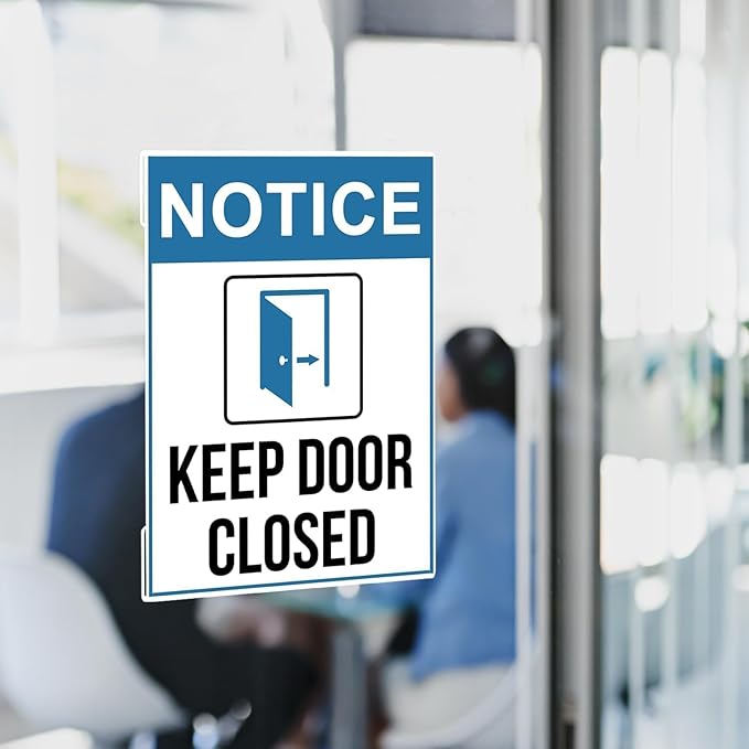 EHWINE 18 Pack 8.5 x 11 Wall Mount Acrylic Sign Holder, Wall Signs Photo Menu Flyer Display Holders, Plastic Clear Acrylic Frames for Office Home Hotel Business Store (with Adhesive Tape)