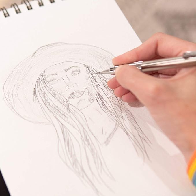 Zebra Pen M-701 Mechanical Pencil, Stainless Steel Barrel, Medium Point, 0.7mm, 1-Pack (59411)