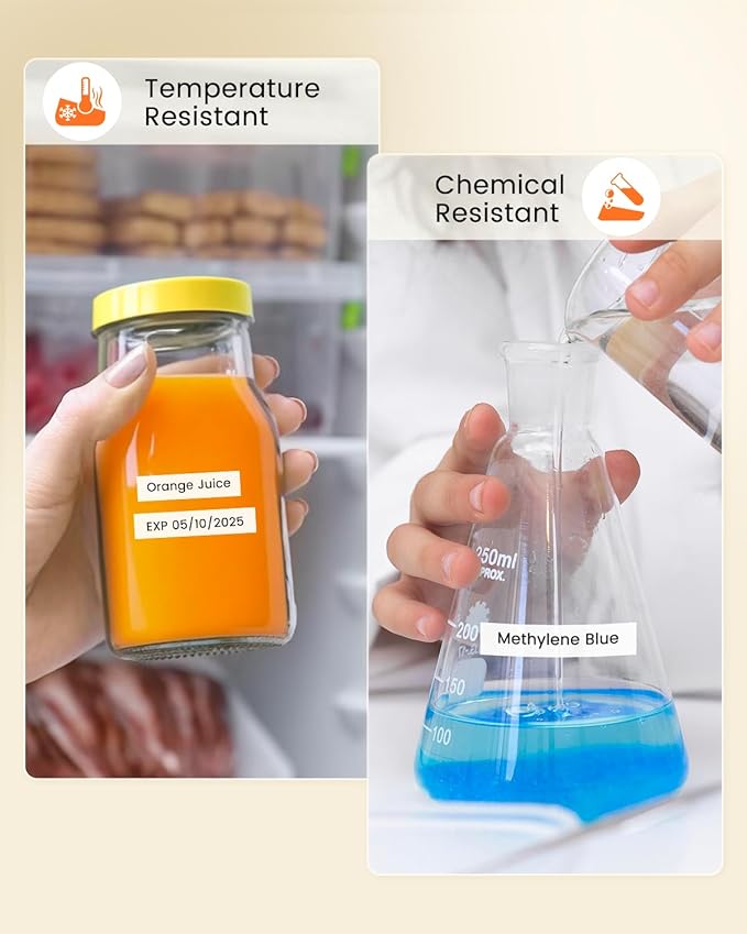 TZe-221 9mm 0.35 Laminated White Tape Replace for Brother P-Touch Label Tape 9 mm TZe Tz Black on White TZe221 AZe-221 for PT-D210 D200 1190 1750 Label Maker Refills 3/8 Inch, 6-Pack