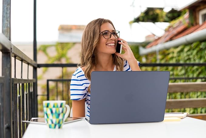 Teryeefi for MacBook Pro 16 Inch Case M4 M3 M2 M1 2025 2024-2021 Release A3403 A3186 A2485 A2780 A2991 Model, Matte PC Hard+Keyboard Cover+Screen Protector+Type C Adapter, Lavender Gray