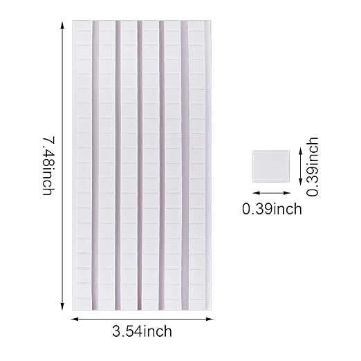 Feosky Adhesive Poster Sticky Tack Putty, Reusable and Removable Adhesive Putty, Mounting Putty for displaying Wall Paintings, Picture, Decoration, Crafts (White, Pack of 3)