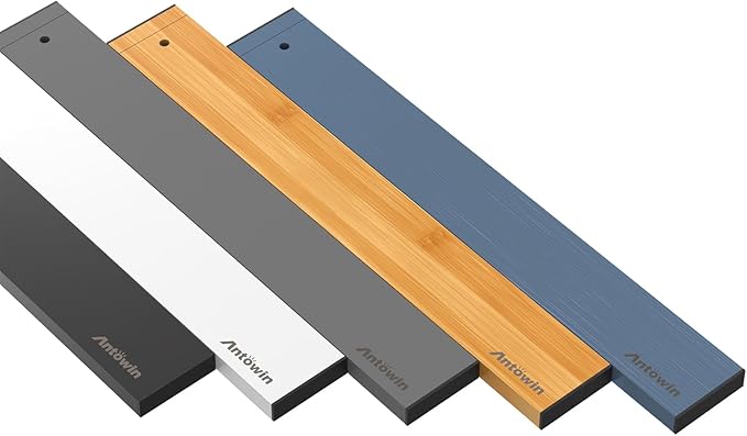 ANTOWIN Bamboo Drawer Dividers Organizers, Expandable Drawer Separators Splitter,17-22 inches Long Adjustable Spring-loaded Organizer for Large Utensil, Clothes, Tools Drawers (Black)