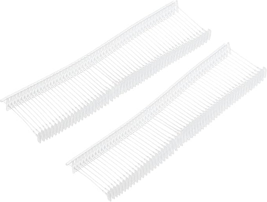 MECCANIXITY Standard Tagging Fasteners,Plastic Regular,Standard Label Gun Price Tagging Barbs for Garment Price Tag Label Tagging Barbs 20mm/0.79 Inch,Pack of 1000 Transparent
