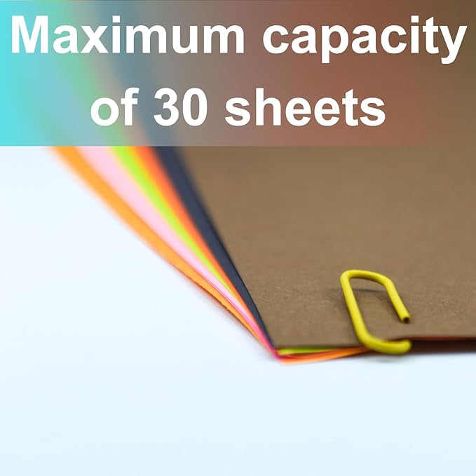 Macaron Paper Clips Large Size Colored Paper Clip 2Inch (50mm) 160 Pack PaperClips 2 Boxes of 80 PCS Each Suitable for Office School Paperwork and Daily Use