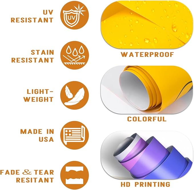 Retractable Roll Up Banner Stand - Custom Signs for Business, Customize Stand with Your Design Photo Text Logo (33 x 81 Inch)