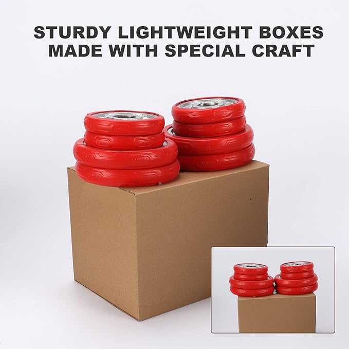 CRUGLA 40 Packs 8x6x6 Shipping Boxes Cardboard Boxes Shipping Box for Business Packaging Thin Box