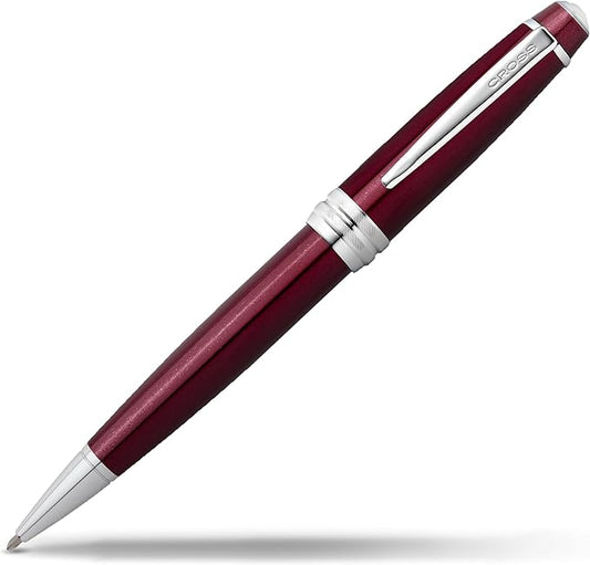 Cross Bailey Refillable Ballpoint Pen Presented in a Premium Gift Box - Medium Point, Black Ink, Red