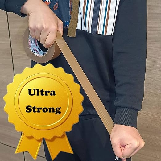 PERFECTAPE Heavy Duty Packing Tape 36 Rolls, Total 2160Y, Brown, 2.7 mil, 1.88 inch x 60 Yards, Ultra Strong, Refill for Packaging and Shipping