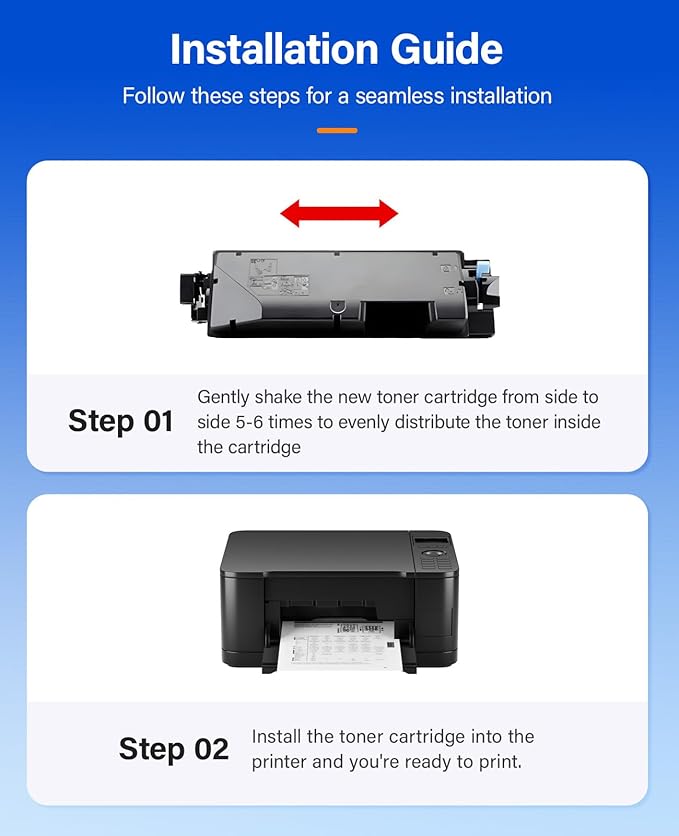 TK-592 TK592 Toner Cartridge Set 4-Pack Replacement Compatible with Kyocera ECOSYS P6026cdn M6026cdn M6026cidn M6526cdn M6526cidn FS-C2026MFP C2026 C2126MFP C2126MFP+ C2526MFP C2626MFP C5250DN Printer