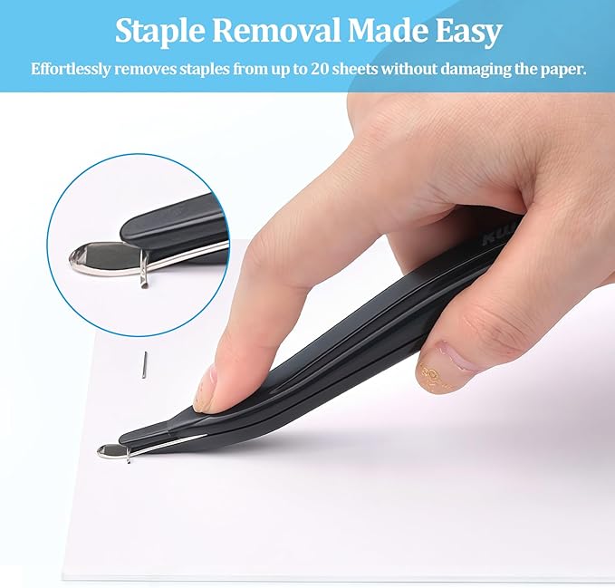 3 PCS Magnetic Staple Remover Tools, Professional Stapler Removers Staple Puller Remover,Staple Remover Stick for Home School Office
