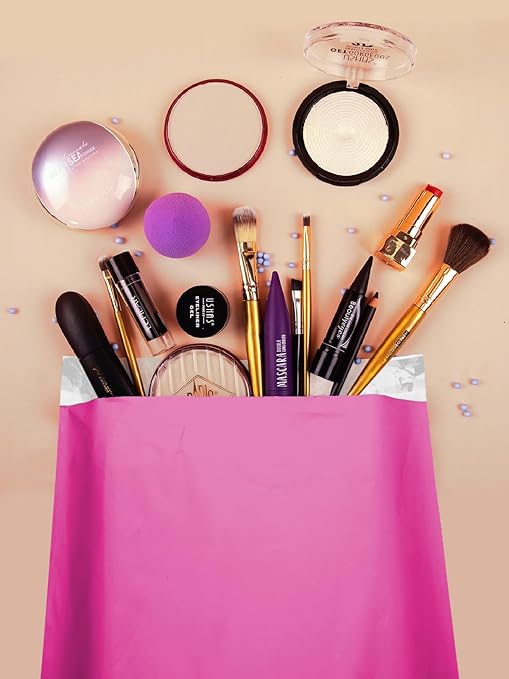 Pink Poly Mailers 24x24 200 Pcs, Cute Waterproof Shipping Bags with Self-Seal Adhesive, Durable Tear-Resistant Shipping Envelopes for Clothing