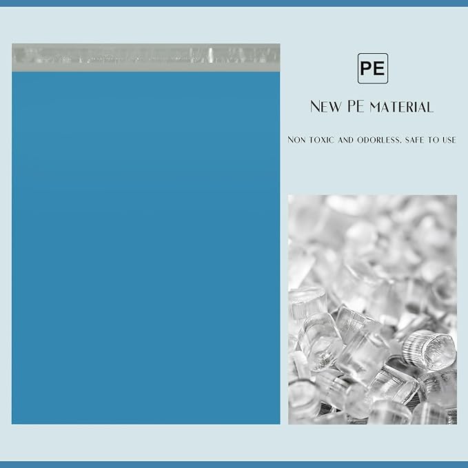 Metronic Large Poly Mailers 19x24 100Pcs, Strong Adhensive Shipping Bags for Clothing, Waterproof Mailers Bags for Small Business, Shipping Envelopes, Tear-resistant Packing Bags in Dark Blue