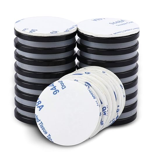 LOVIMAG Super Strong Neodymium Disc Magnets,Powerful Permanent Rare Earth Magnets with Epoxy Coating for Fridge, Scientific, Craft,Office Etc,1.26 inch x 1/8 inch,16 Pack