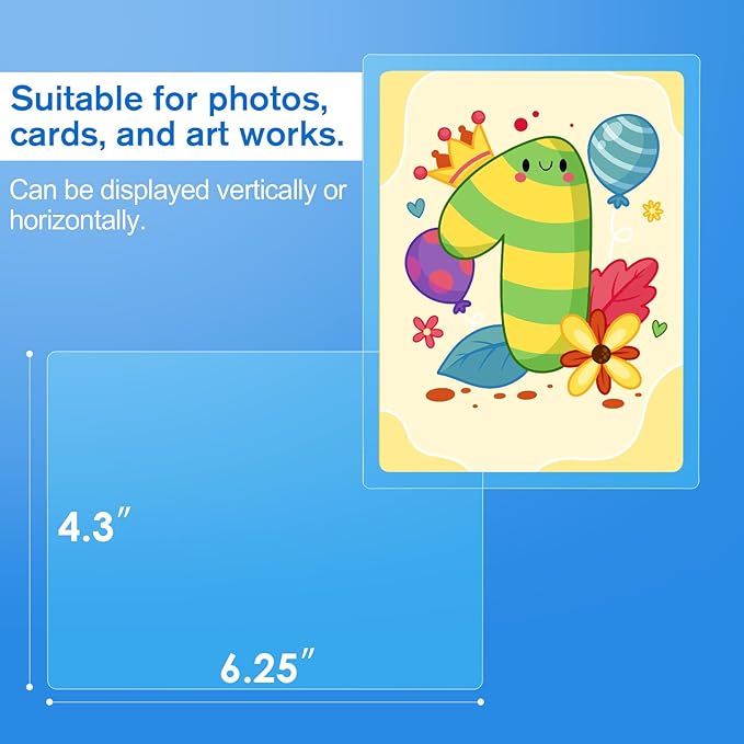 KTRIO 100 Pack Thermal Laminating Sheets 5 Mil, Hold 4 x 6 inch Photo Laminate Pouches for Laminator, Clear Lamination Paper Protection 4.3 x 6.25 inch, Round Corner, Home & Office